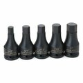 Williams Socket Set, 5 Pieces, 3/4 Inch Dr, Impact Hex, 3/4 Inch Size JHW38932